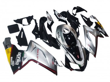 Aprilia RS125 Motorrad Verkleidung 2006-2011 - Silber Schwarz