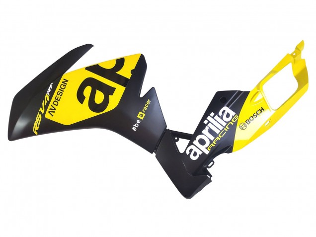 Aprilia RS4 50 125 Motorrad Verkleidung 2012-2019 - Gelb Matt Schwarz