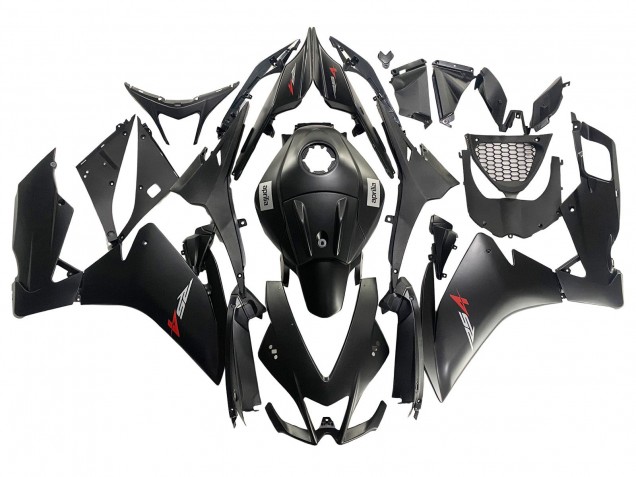 Aprilia RS4 50 125 Motorrad Verkleidung Kit 2012-2019 - Matt Schwarz