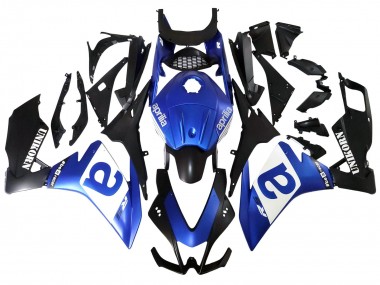 Aprilia RS4 50 125 Motorrad Verkleidung 2012-2019 - Blau Weiss Matt Schwarz
