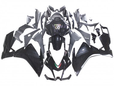 Aprilia RS4 50 125 Motorrad Verkleidung 2012-2019 - Glanzendes Schwarz