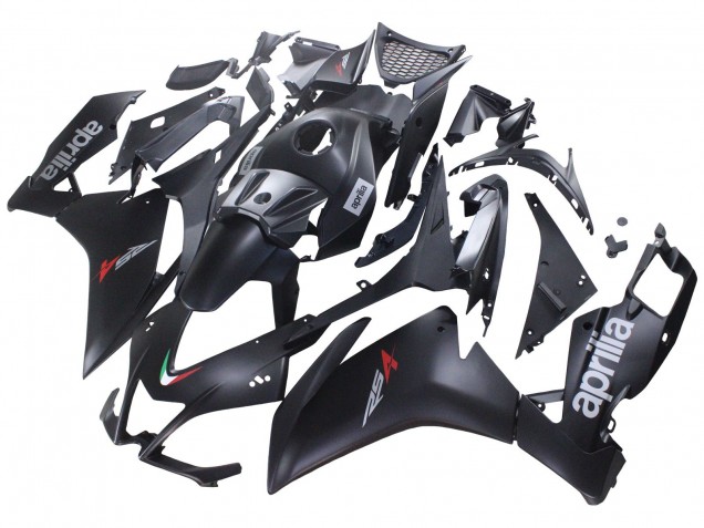 Aprilia RS4 50 125 Motorrad Verkleidung 2012-2019 - Matt Schwarz