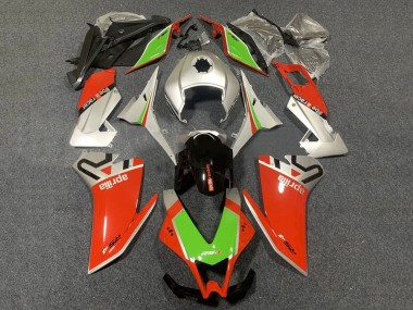 Aprilia RS4 50 125 Motorrad Verkleidung 2012-2019 - Silber Rot Grun Glanzendes Schwarz