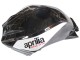 Aprilia RS4 50 125 Motorrad Verkleidung 2012-2019 - Silber Rot Glanzendes Schwarz