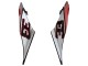 Aprilia RS4 50 125 Motorrad Verkleidung 2012-2019 - Silber Rot Glanzendes Schwarz