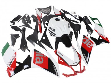 Aprilia RS4 50 125 Motorrad Verkleidung 2012-2019 - Weiss Rot Grun Glanzendes Schwarz