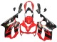 Honda CBR600 F4i Motorrad Verkleidung 2004-2007 - Rot Glanzendes Schwarz