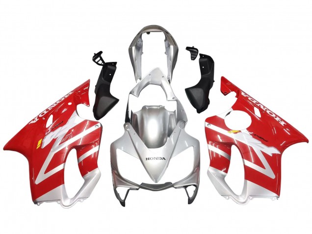 Honda CBR600 F4i Motorrad Verkleidung 2004-2007 - Silber Rot
