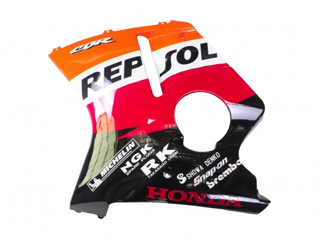 Honda CBR1100XX Blackbird Abs Motorrad Verkleidungen 1996-2007 - Orange Weiss Rot Glanzendes Schwarz Repsol