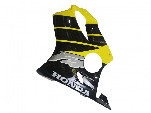 Honda CBR600 F4 Motorrad Verkleidung 1999-2000 - Gelb Glanzendes Schwarz