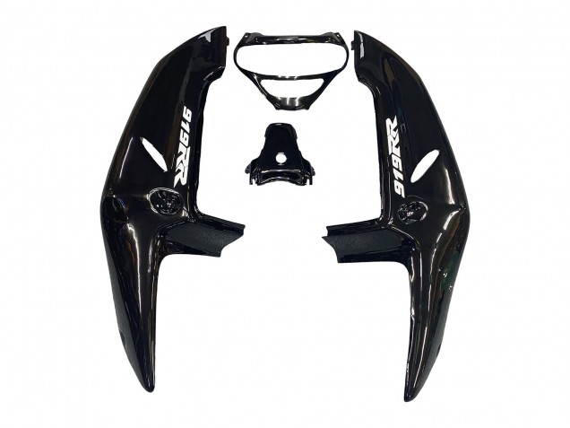Honda CBR900RR 919 Motorrad Verkleidung 1998-1999 - Glanzendes Schwarz Weiss Aufkleber
