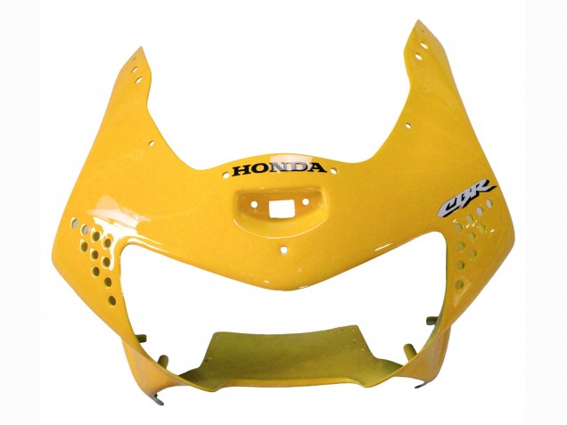 Honda CBR900RR 919 Motorrad Verkleidung 1998-1999 - Weiss Gelb Glanzendes Schwarz
