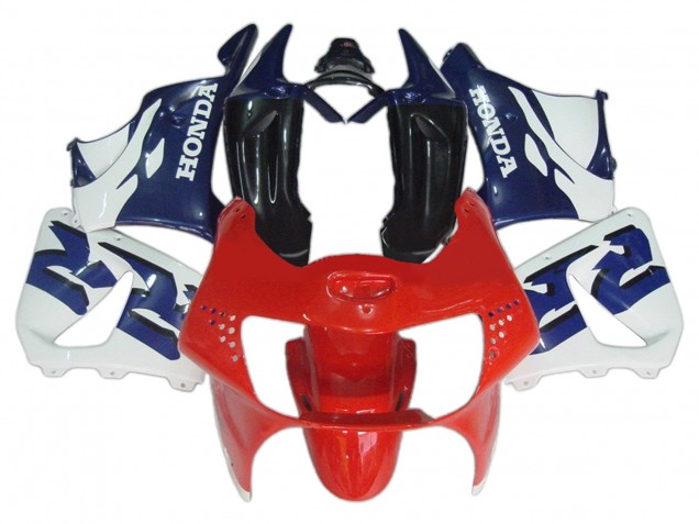 Honda CBR900RR 919 Motorrad Verkleidung 1998-1999 - Weiss Rot Blau