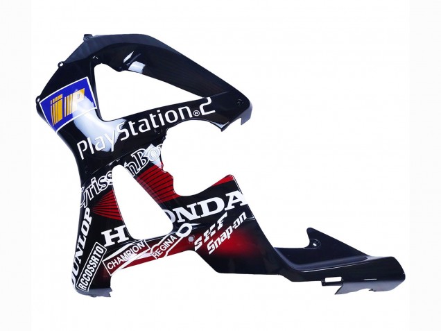 Honda CBR900RR 929 Motorrad Verkleidung 2000-2001 - Rot Weiss Glanzendes Schwarz PlayStation 2