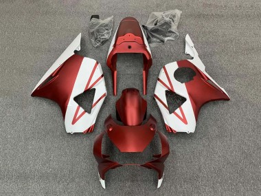 Honda CBR900RR 954 Motorrad Verkleidung 2002-2003 - Weiss Rot