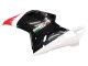 Ducati 848/1098/1198 Motorrad Verkleidung 2007-2014 - Weiss Rot Glanzendes Schwarz
