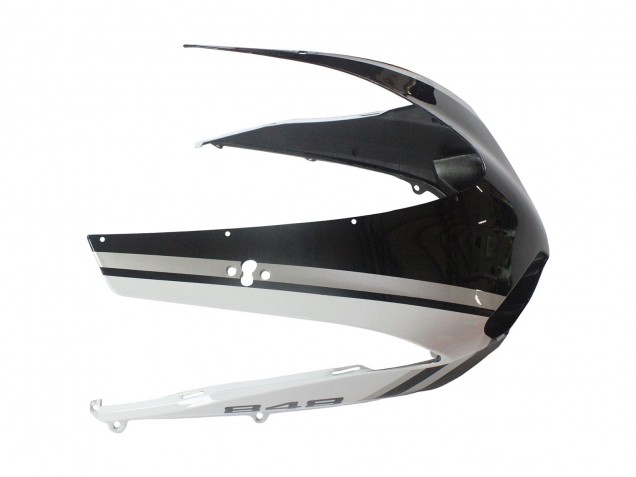 Ducati 848/1098/1198 Motorrad Verkleidung 2007-2014 - Weiss Glanzendes Schwarz Corse