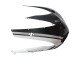 Ducati 848/1098/1198 Motorrad Verkleidung 2007-2014 - Weiss Glanzendes Schwarz Corse