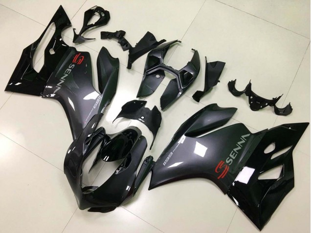 Ducati Panigale 1199 Motorrad Verkleidung 2011-2014 - Glanzendes Schwarz