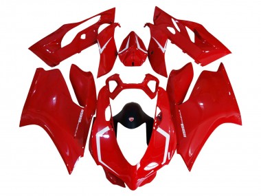 Ducati 1199 Motorrad Verkleidung Kit 2011-2014 - Rot