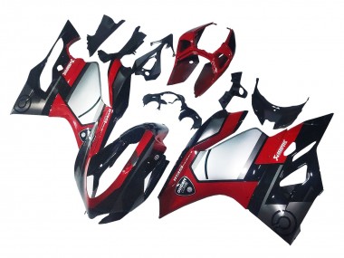 Ducati 1199 Motorrad Verkleidung 2011-2014 - Rot Silber Schwarz