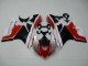 Ducati 1199 Motorrad Verkleidung 2011-2014 - Weiss Rot Matt Schwarz
