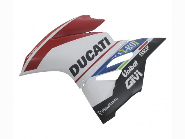 Ducati 1299 Motorrad Verkleidung 2015-2020 - Weiss Rot Blau Matt Schwarz Unibat Flex-Box