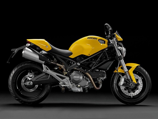 Ducati Monster 696 796 1100 1100S Motorrad Verkleidung 2008-2012 - Gelb
