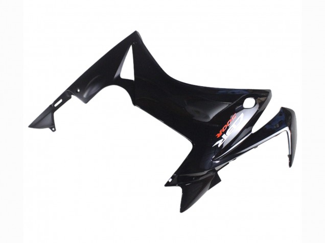 Honda CBR500R Motorrad Verkleidung 2013-2015 - Glanzendes Schwarz Matt Schwarz
