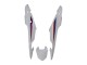 Honda CBR500R Motorrad Verkleidung 2013-2015 - Weiss Rot Blau HRC