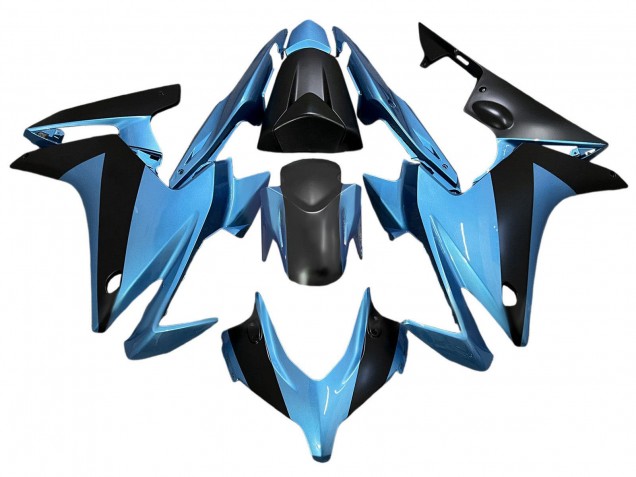 Honda CBR500R Motorrad Verkleidung 2013-2015 - Hellblau Schwarz