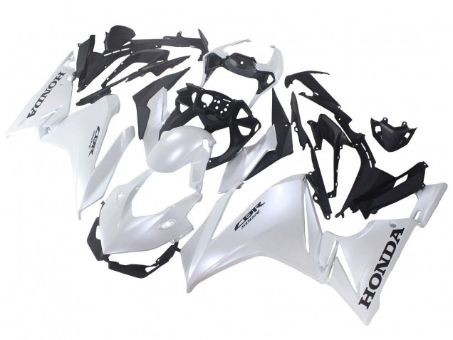 Honda CBR500R Motorrad Verkleidung 2022-2023 - Perl Weiss