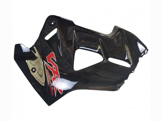 Honda VFR 800 Motorrad Verkleidung 1998-2001 - Glanzendes Schwarz Rot Aufkleber