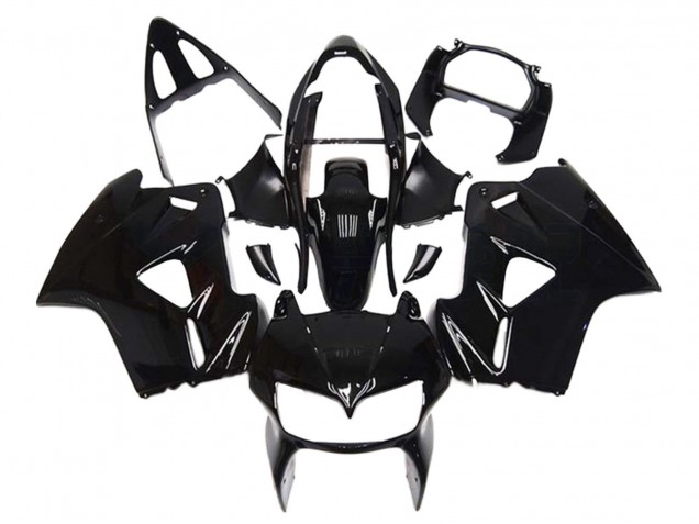 Honda VFR 800 Motorrad Verkleidung 2002-2013 - Glanzendes Schwarz