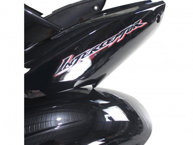 Honda VFR 800 Motorrad Verkleidung 2002-2013 - Glanzendes Schwarz