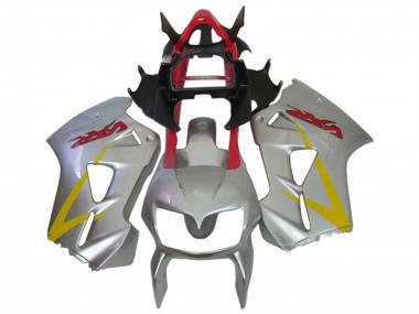Honda VFR 800 Motorrad Verkleidung 2002-2013 - Silber Rot Gelb