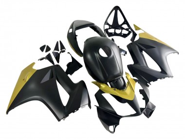 Honda VFR 800 Motorrad Verkleidung 2002-2013 - Gelb Matt Schwarz