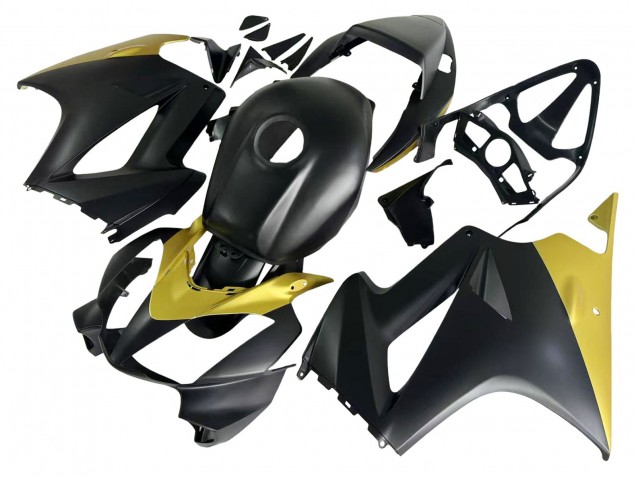 Honda VFR 800 Motorrad Verkleidung 2002-2013 - Gelb Matt Schwarz