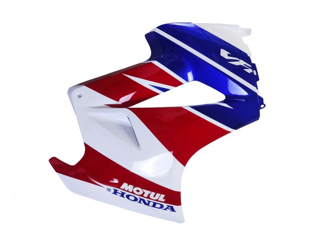 Honda VFR 800 Motorrad Verkleidung 2002-2013 - Weiss Rot Blau Motul