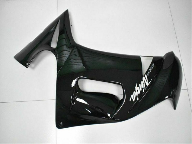 Kawasaki EX650 Motorrad Verkleidung 2006-2008 - Glanzendes Schwarz Weiss