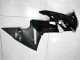 Kawasaki EX650 Motorrad Verkleidung 2009-2011 - Glanzendes Schwarz Weiss Aufkleber