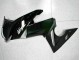 Kawasaki EX650 Motorrad Verkleidung 2009-2011 - Glanzendes Schwarz Weiss Aufkleber