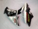 Honda CBR1000RR Motorrad Verkleidung 2012-2016 - Weiss Glanzendes Schwarz Rizoma Playboy