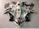 Honda CBR1000RR Motorrad Verkleidung 2012-2016 - Weiss Glanzendes Schwarz Rizoma Playboy