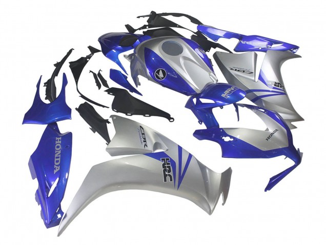 Honda CBR1000RR Motorrad Verkleidung 2012-2016 - Silber Blau HRC