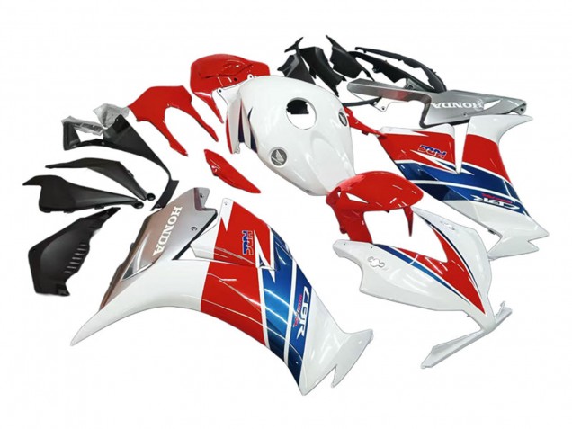 Honda CBR1000RR Motorrad Verkleidung 2012-2016 - Weiss Silber Blau Rot