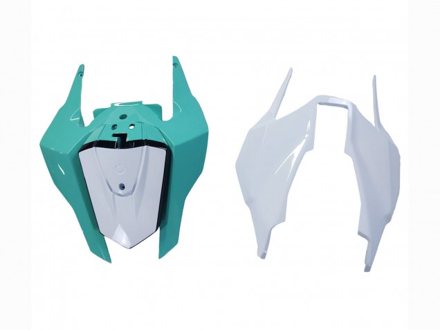 Honda CBR1000RR Motorrad Verkleidung 2017-2024 - Weiss Hellblau Glanzendes Schwarz
