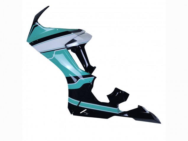 Honda CBR1000RR Motorrad Verkleidung 2017-2024 - Weiss Hellblau Glanzendes Schwarz