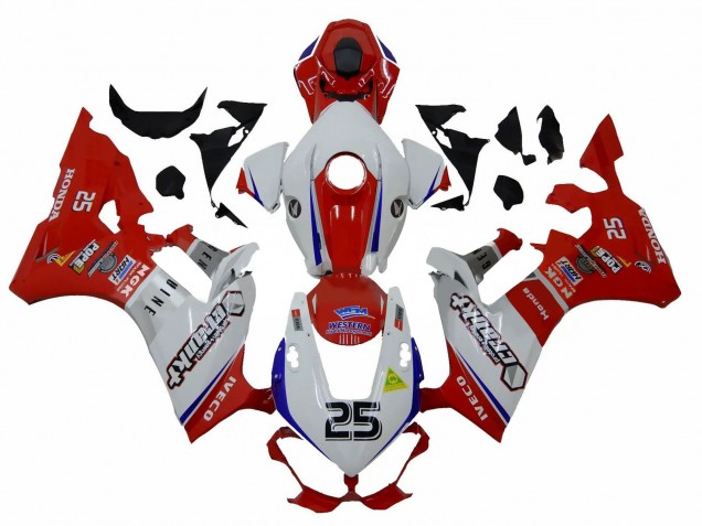 Honda CBR1000RR Motorrad Verkleidung 2017-2024 - Weiss Rot Blau 25