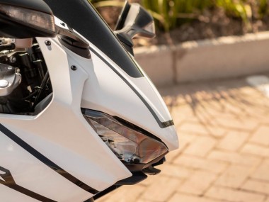 Honda CBR1000RR Motorrad Verkleidung 2017-2023 - Weiss mit Schwarz Streifen Fireblade